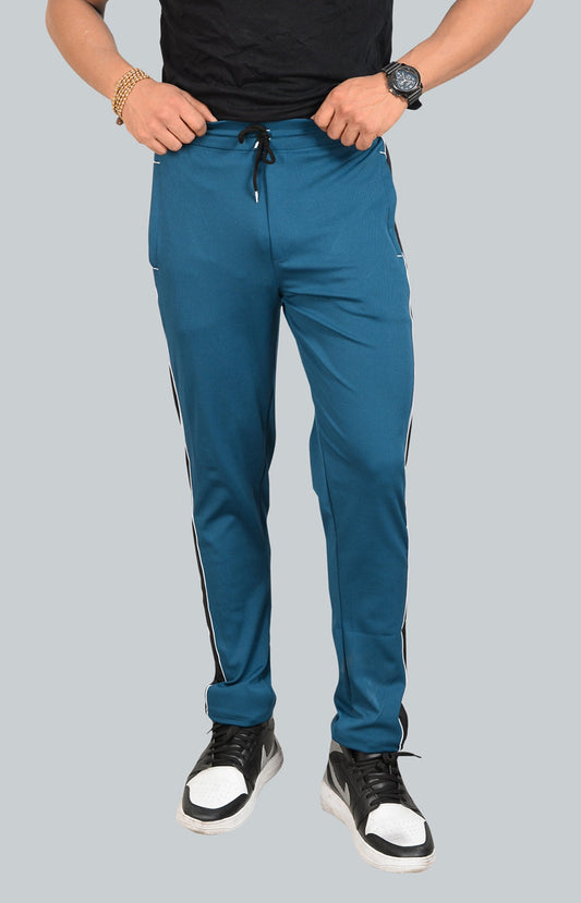 Men's Sports Slim Fit Polyster Track Pant with Two Side Pockets